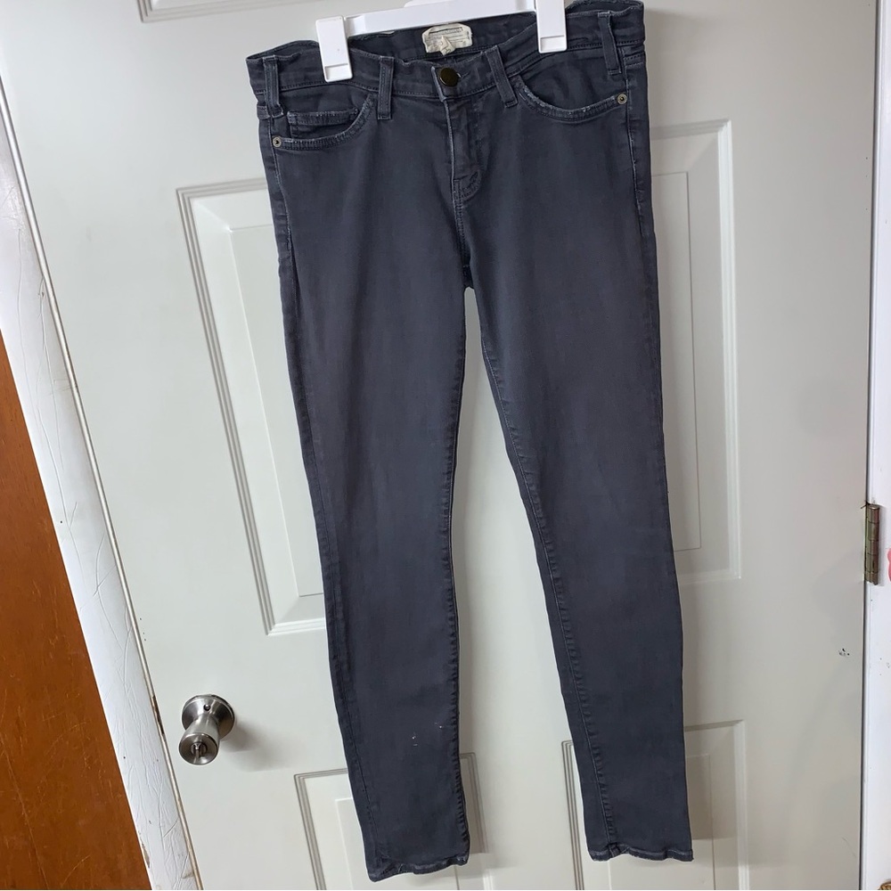 Current/Elliot Gray Denim Skinny Jeans size 29/0 - Picture 6 of 13